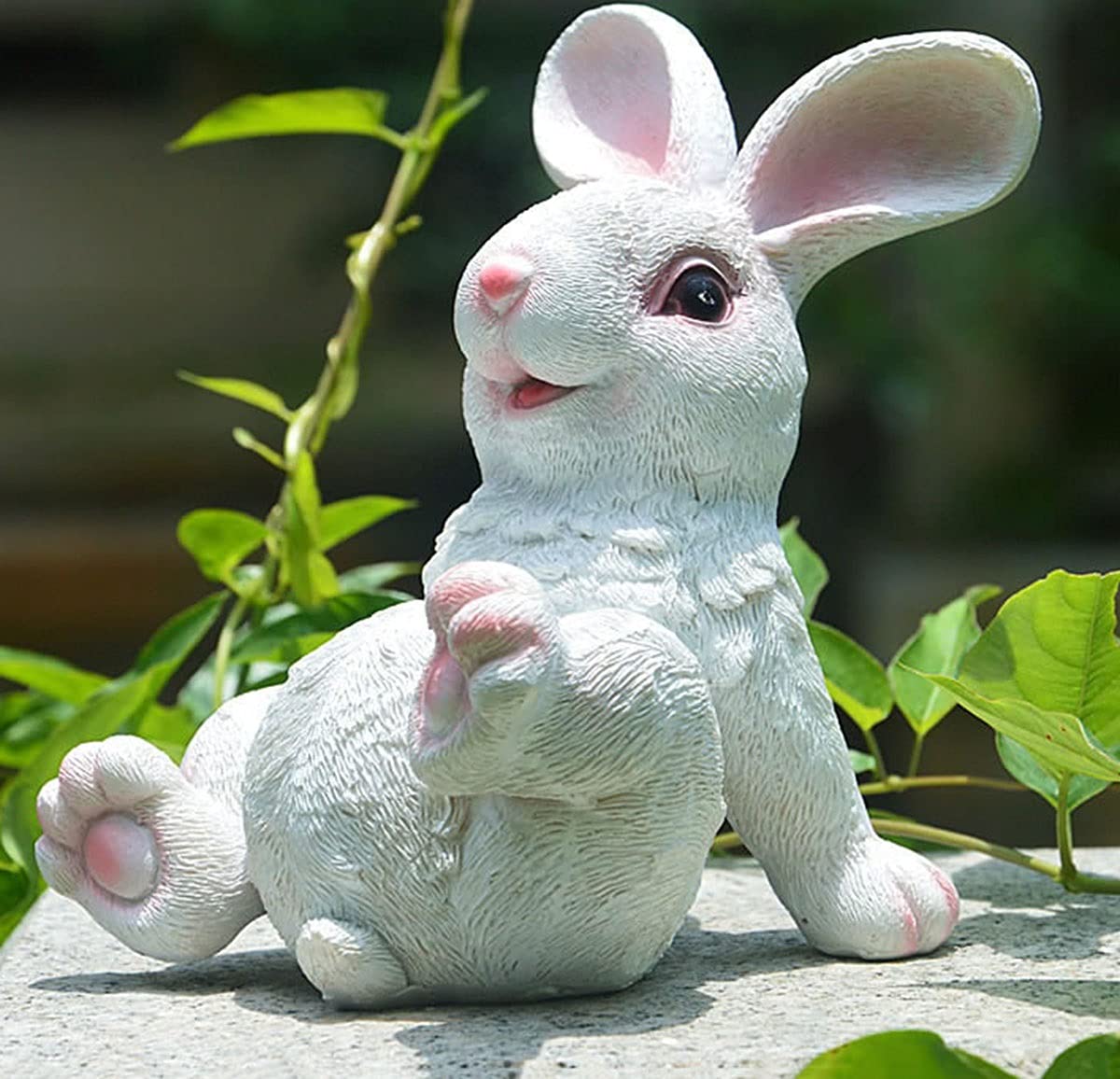 Non Stop Rabbit まとめ売り　１枚目〜６枚目全て　40点以上 Amazon.com : ZXHStore Resin Sitting Rabbit Statue Garden Bunny